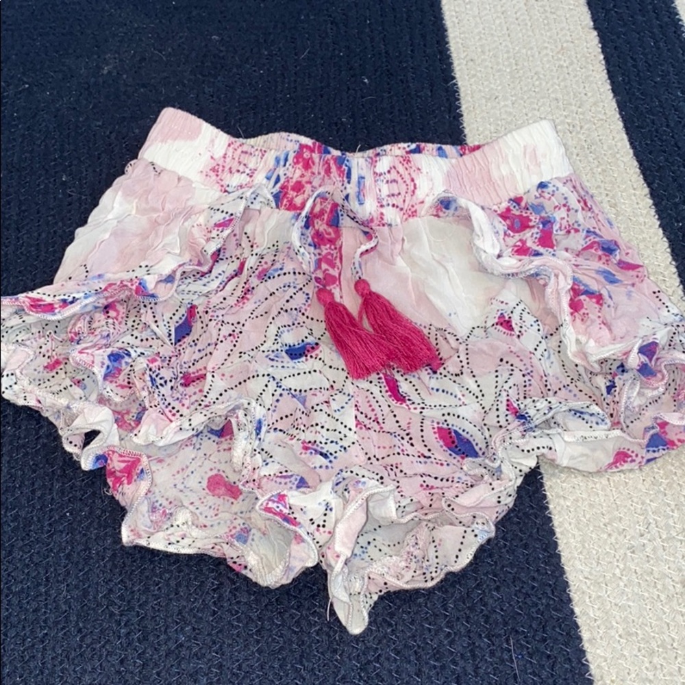 ruffle shorts